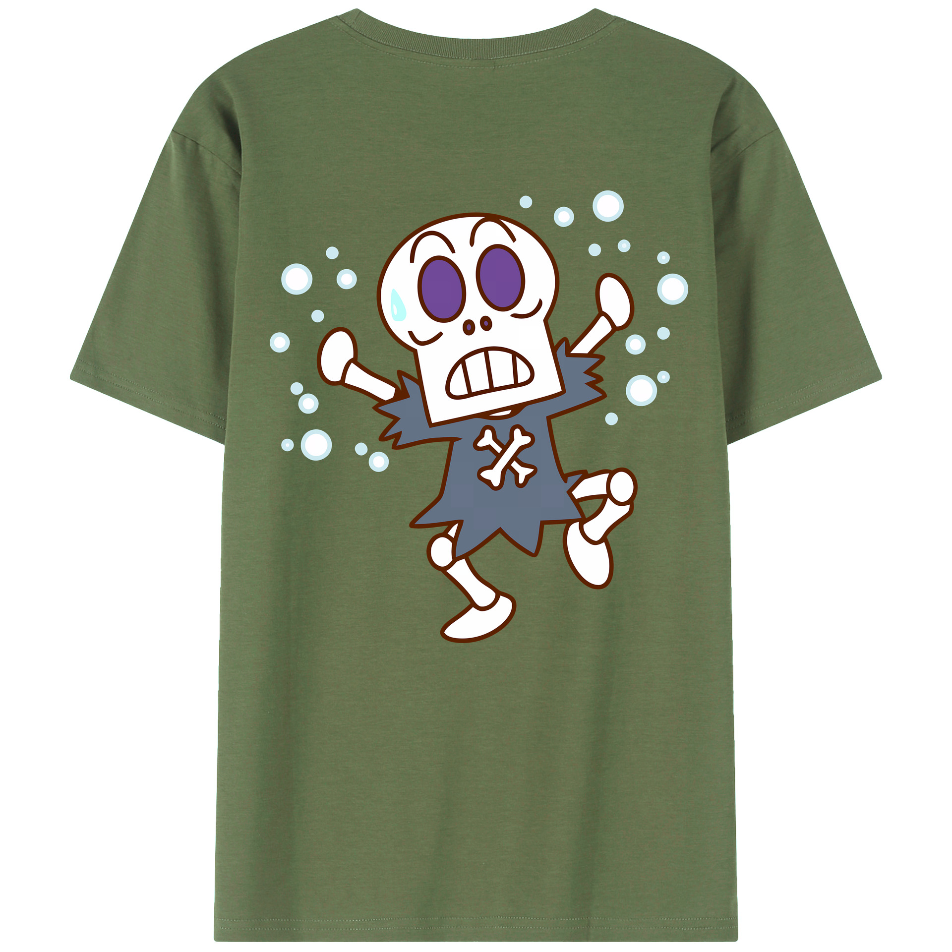 （画像用） アンパンマン Anpanman 綿100％ メンズ半袖Tシャツ（バックプリント） 通気性